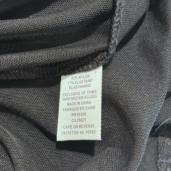 LISA’S FOLLY LUXE Sz S Elegant Black Lace Nightgown Built In Bra Adjustabletable - Picture 8 of 10